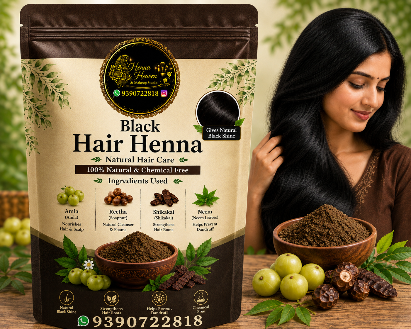 Hair Henna ÔÇö 100% Organic