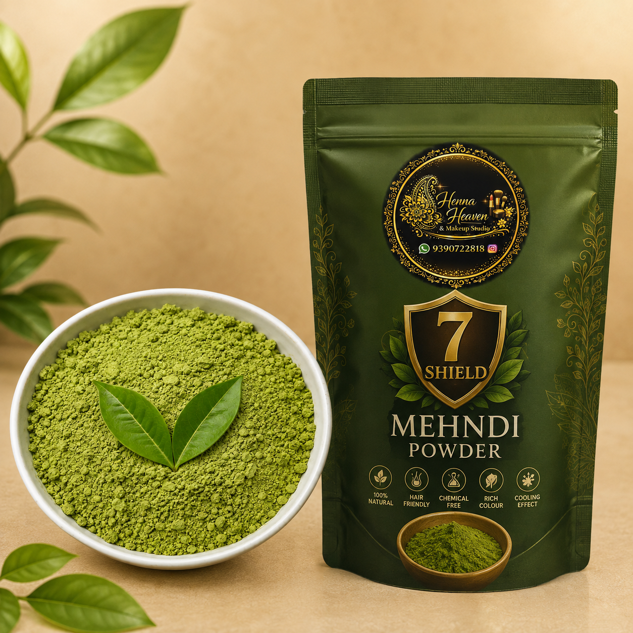 7 Shield Mehndi Powder